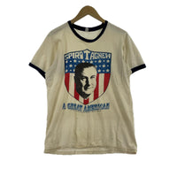 半袖Tシャツ 70's スピロアグニュー副大統領 リンガーTEE フリー ホワイト