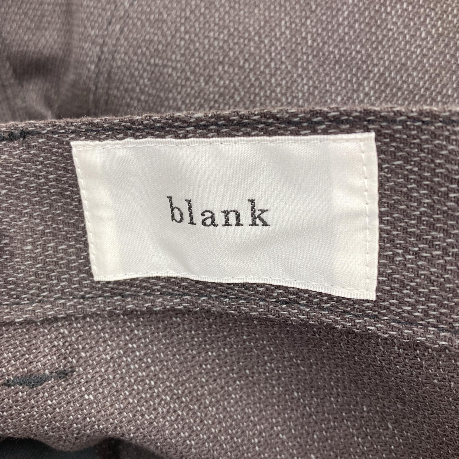パンツ blank. ロングパンツ 3 グレー