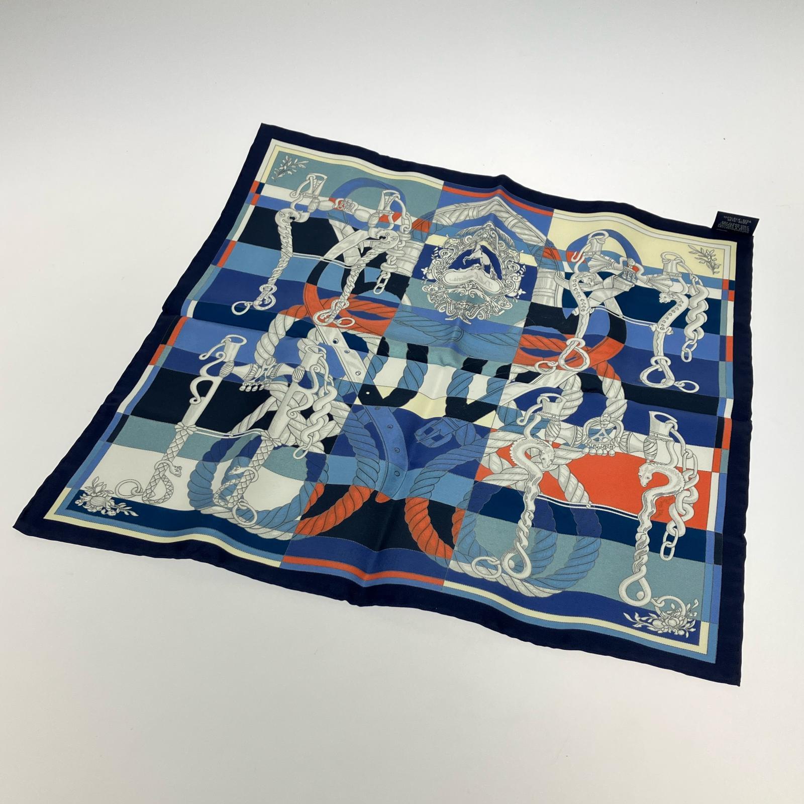HERMES カレ45 Della Cavalleriaスカーフ