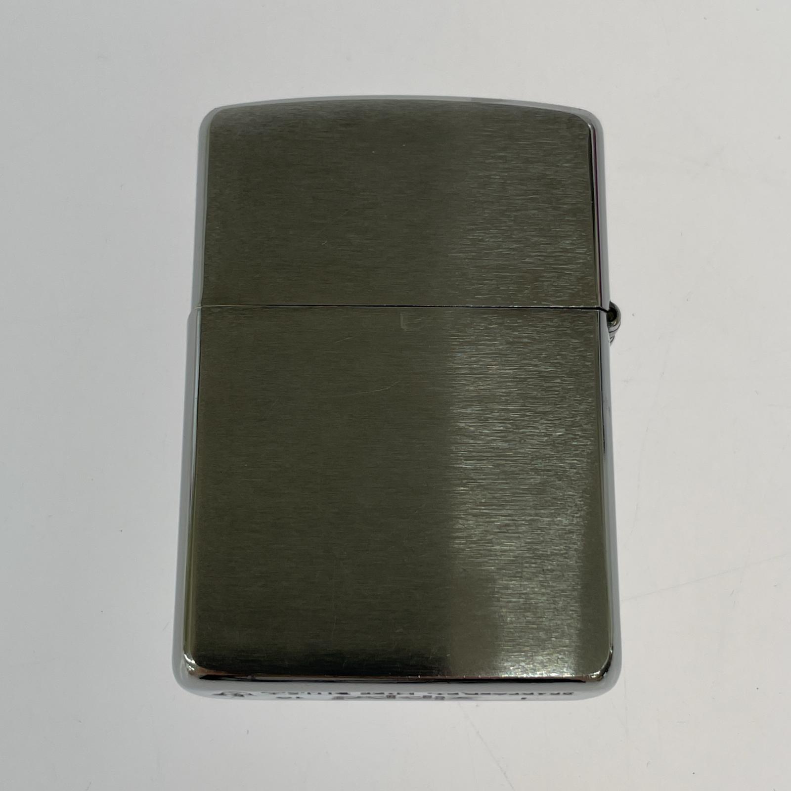 ライター ZIPPO 19年製 アーマーケース プレーン シルバー