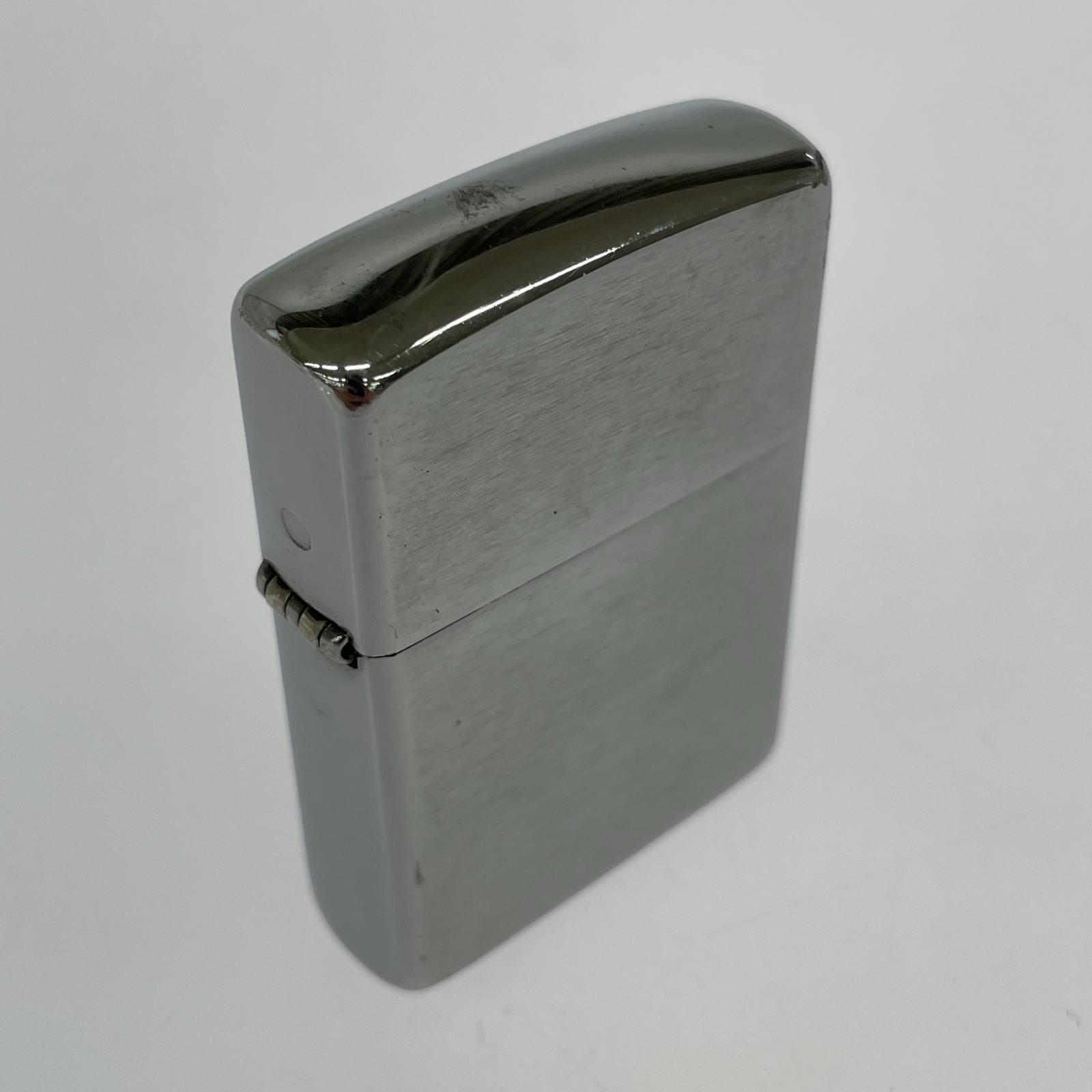ライター ZIPPO 19年製 アーマーケース プレーン シルバー
