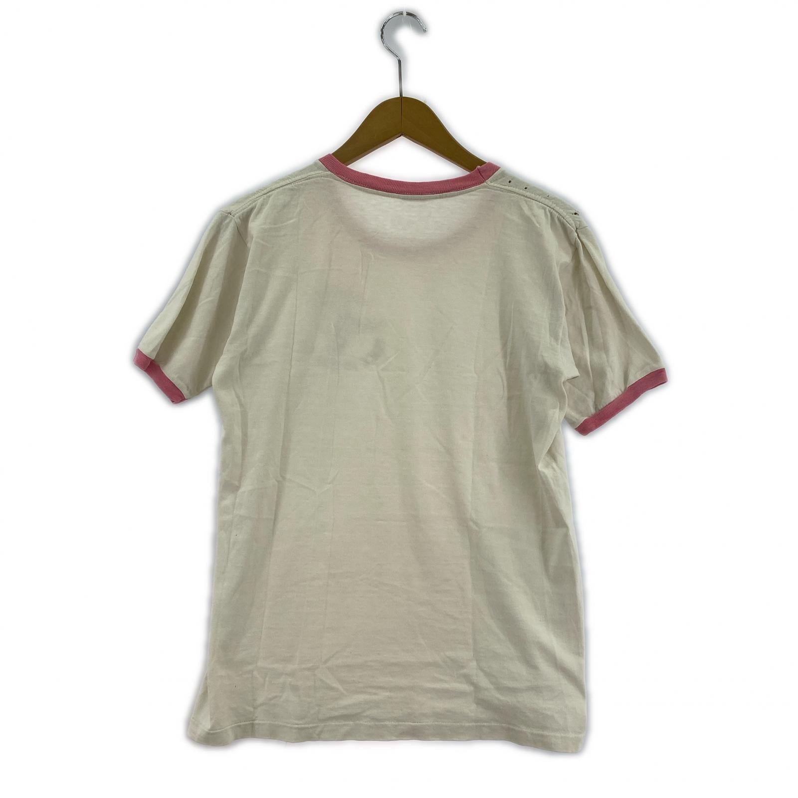 半袖Tシャツ 70’s Velva Sheen リンガーTEE M ホワイト