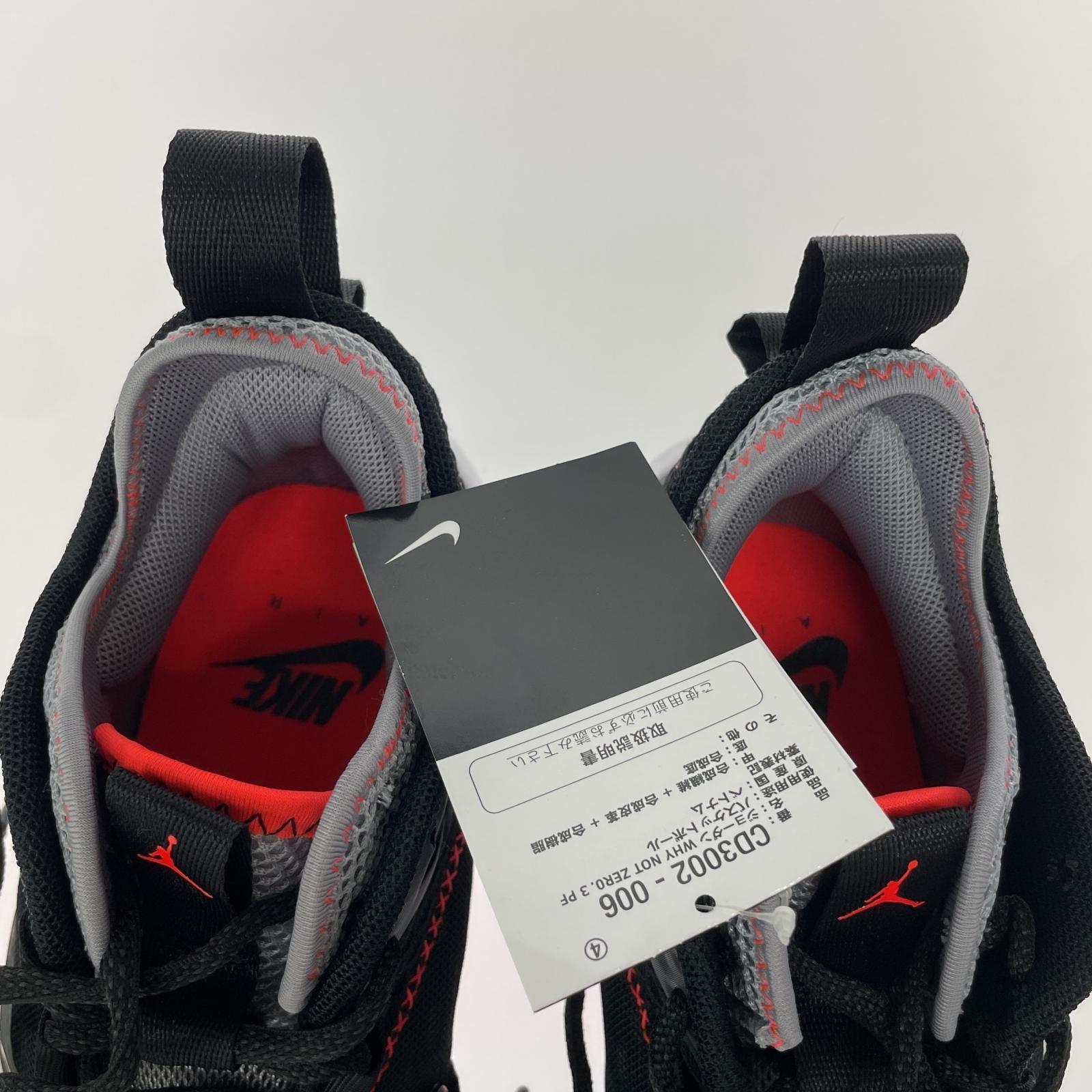 スニーカー JORDAN WHY NOT ZERO.3 PF 27.5cm 27.5cm (US9 1/2 UK9 EU45) ブラック