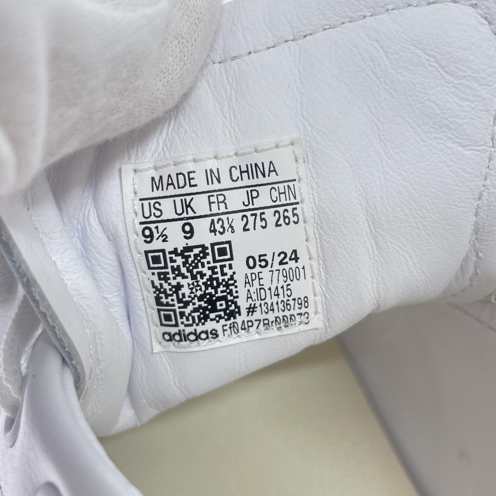 スニーカー Stan Smith Lux White/Navy 27.5cm 27.5cm (US9 1/2 UK9 EU45) ホワイト