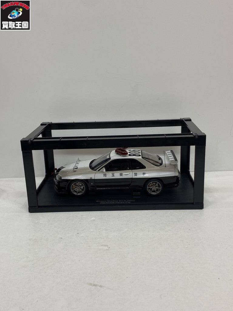 AUTOart Nissan Skyline GT-R R34 埼玉県警察 スケールカー
