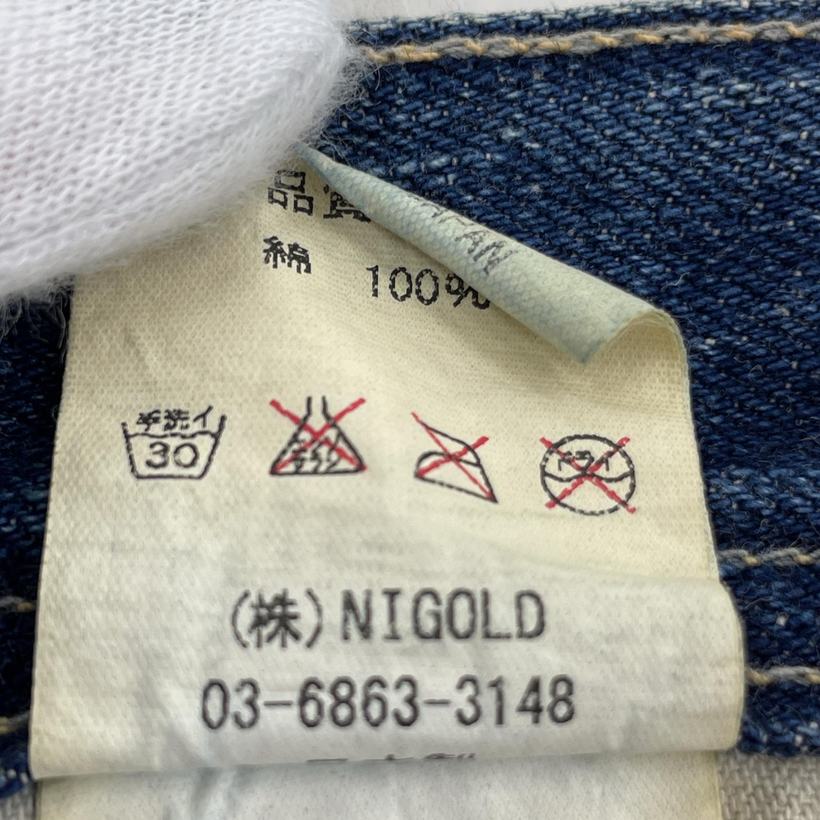 デニムパンツ ペインターパンツ/nigold期 M