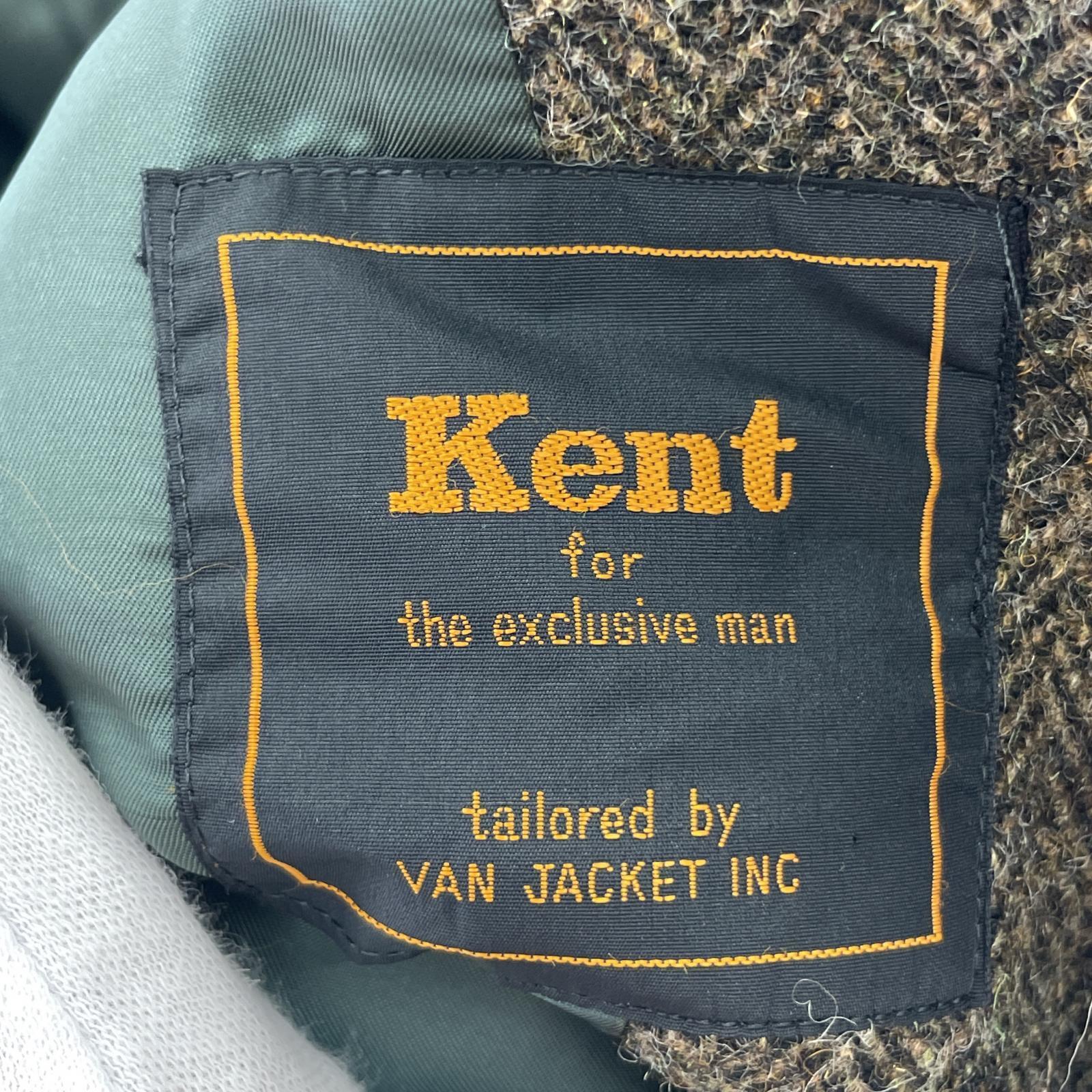 ジャケット 60s Kent ツイードジャケット ヘリンボーン ブラウン