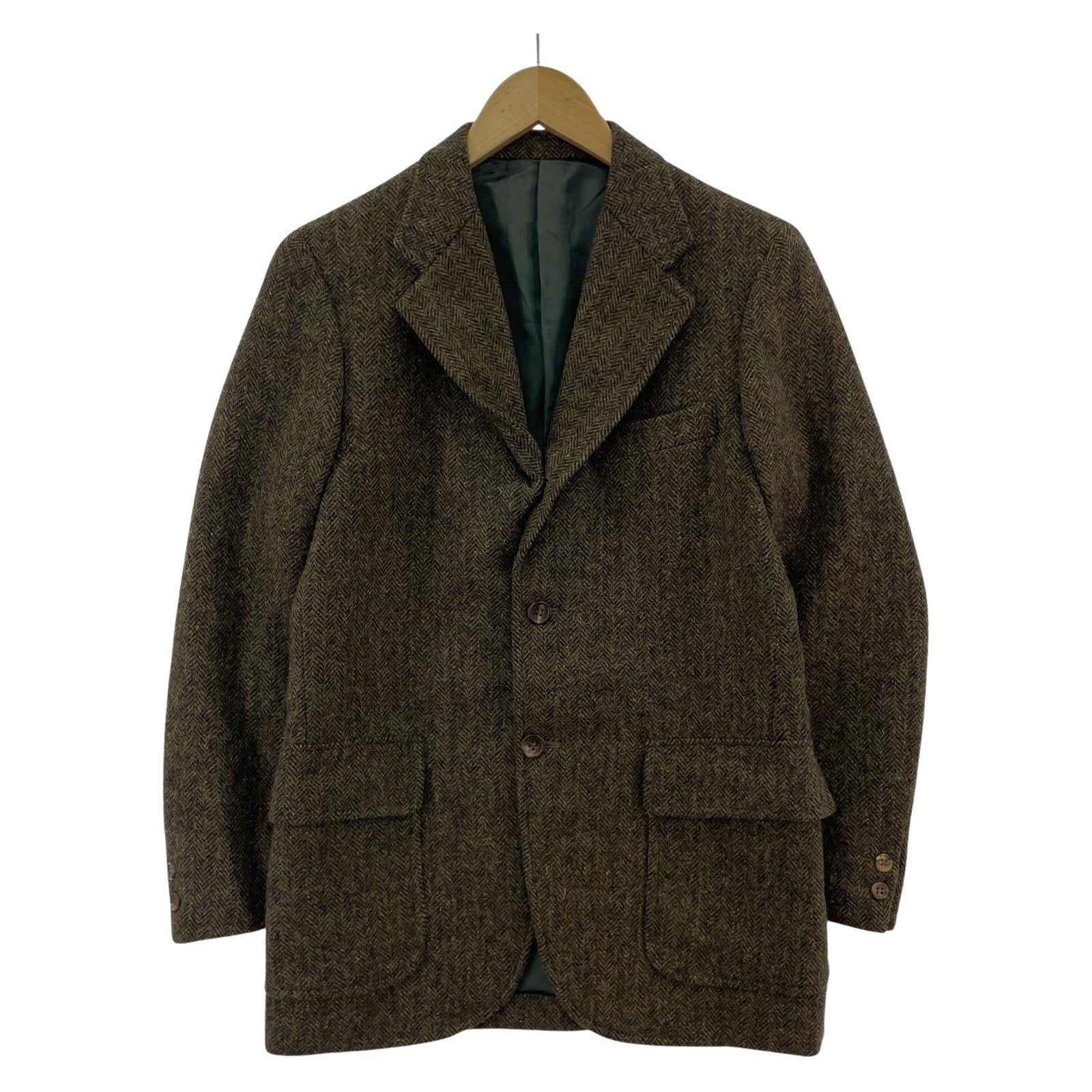 ジャケット 60s Kent ツイードジャケット ヘリンボーン ブラウン