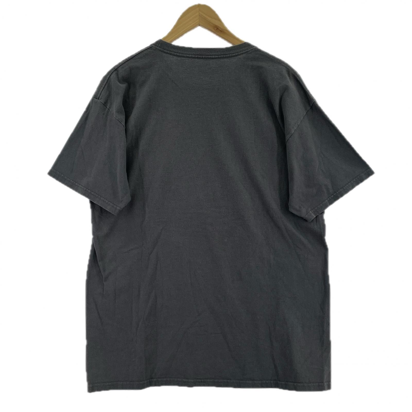 半袖Tシャツ ドライバー 某有名漫画 パロディTシャツ 墨黒 グレー