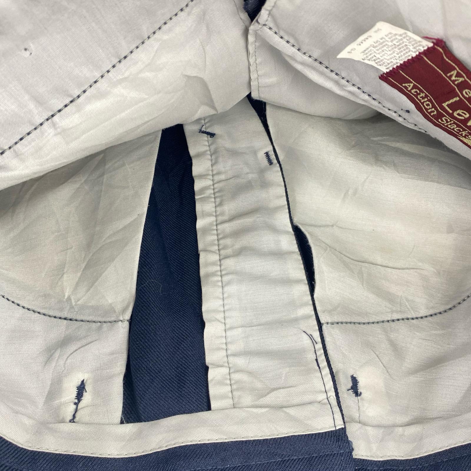 パンツ 70's~80’s ACTION SLACKS スタプレ ネイビー ネイビー