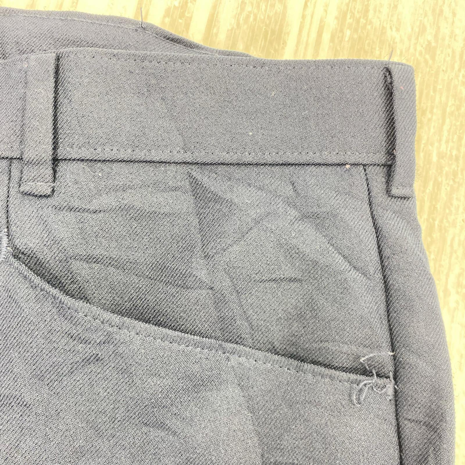 パンツ 70's~80’s ACTION SLACKS スタプレ ネイビー ネイビー