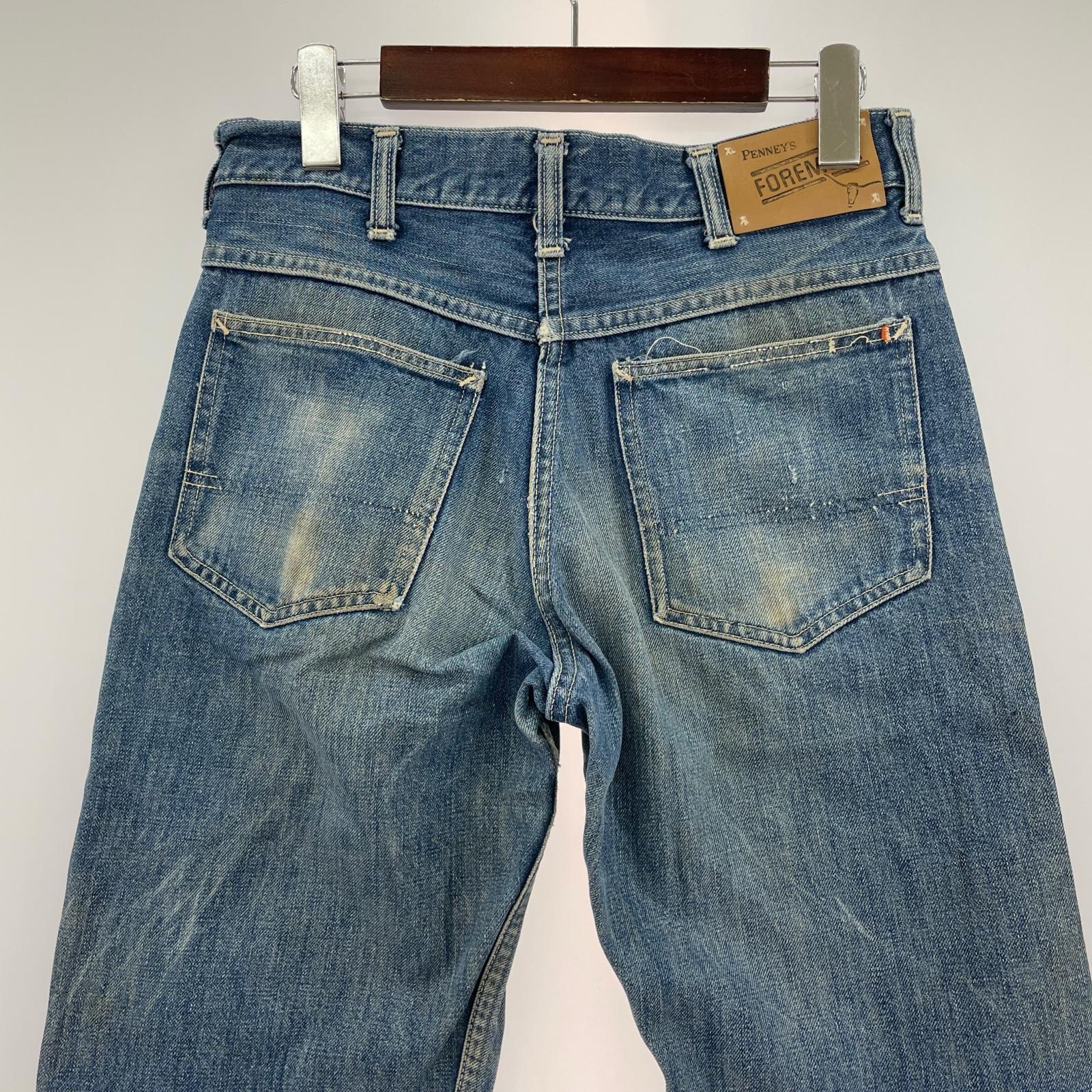 デニムパンツ 60's Penny's FOREMOST ストレートデニムパンツ ブルー