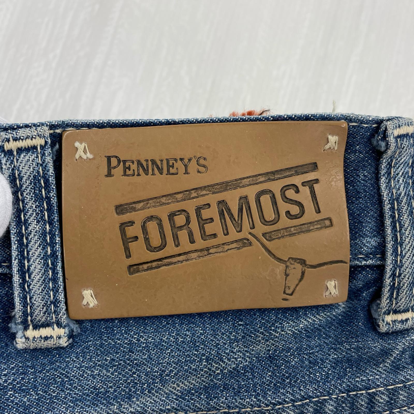 デニムパンツ 60's Penny's FOREMOST ストレートデニムパンツ ブルー