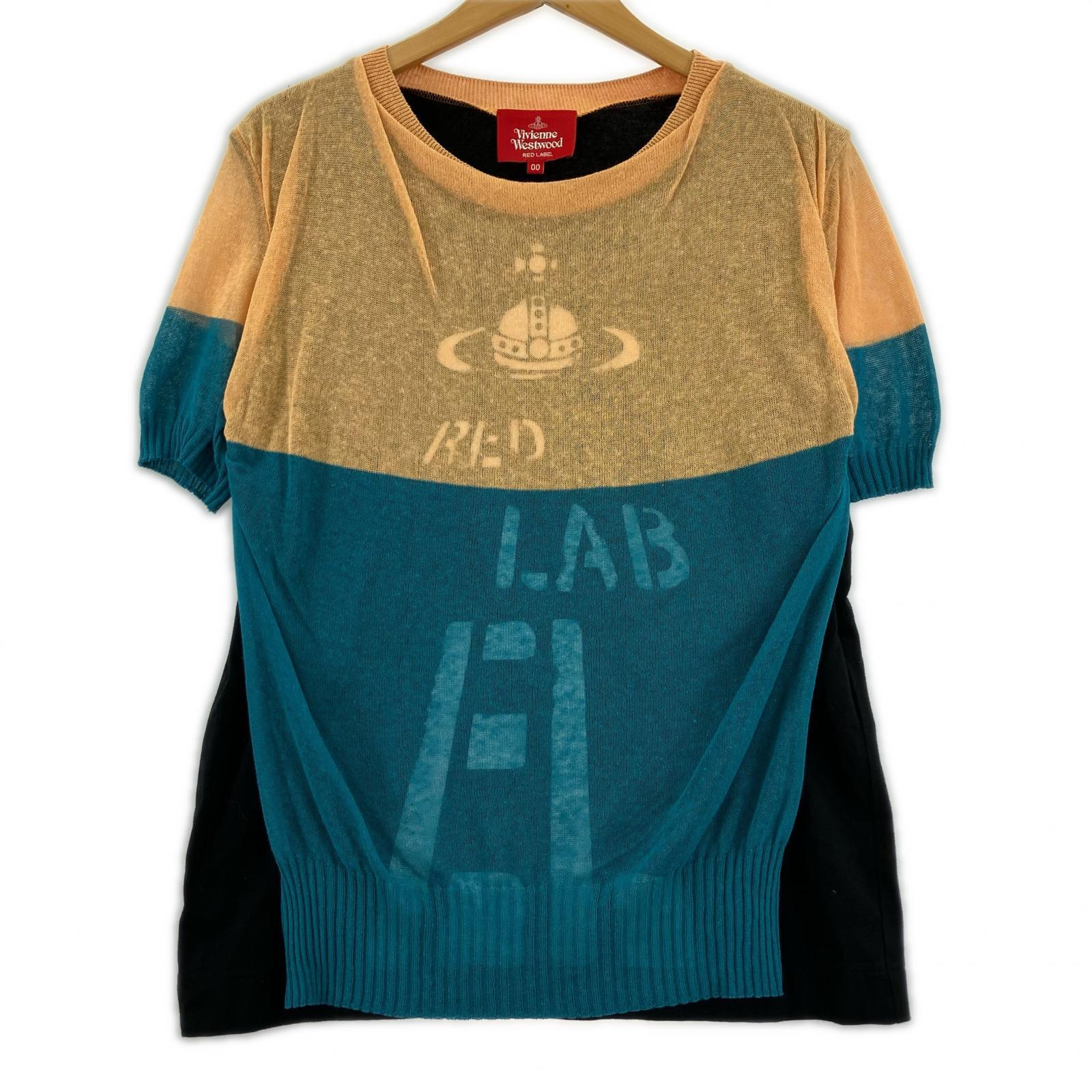 ニット S/S ドッキングオーブニット マルチカラー 0