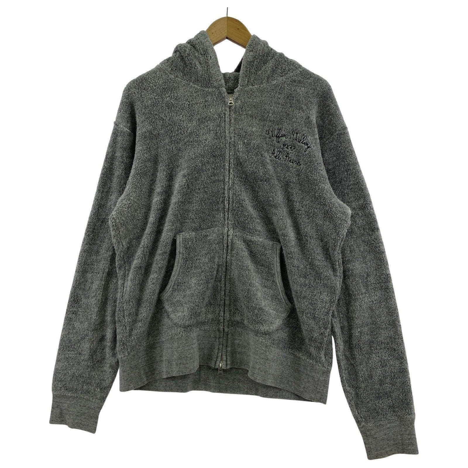パーカー パイル グレー (XL) グレー