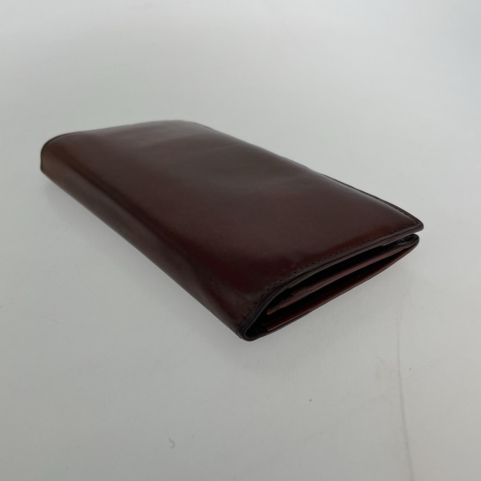 長財布 ganzo コードバン 長財布 ブラウン