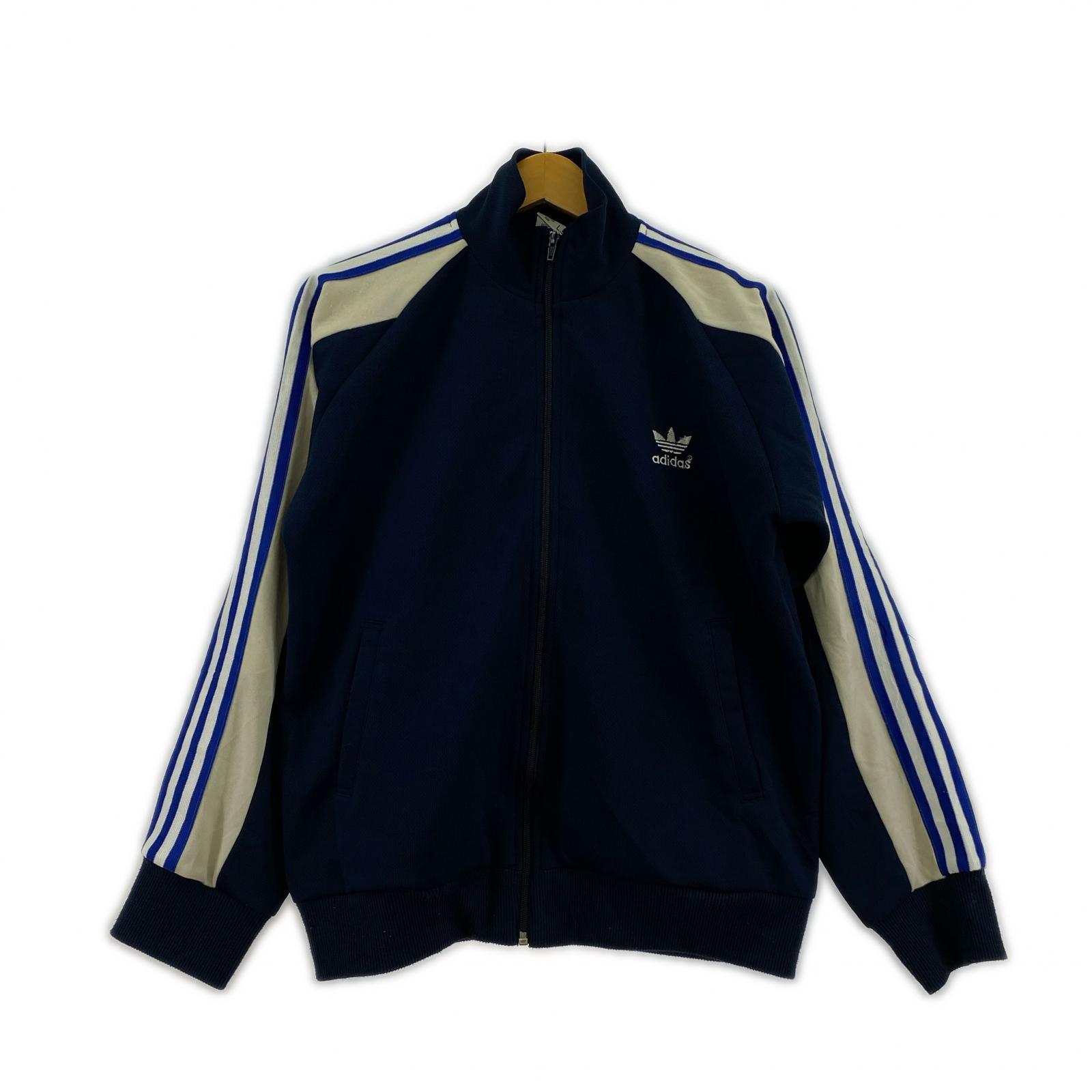 ブルゾン 70's トラックジャケット 西ドイツ製 ネイビー L ネイビー