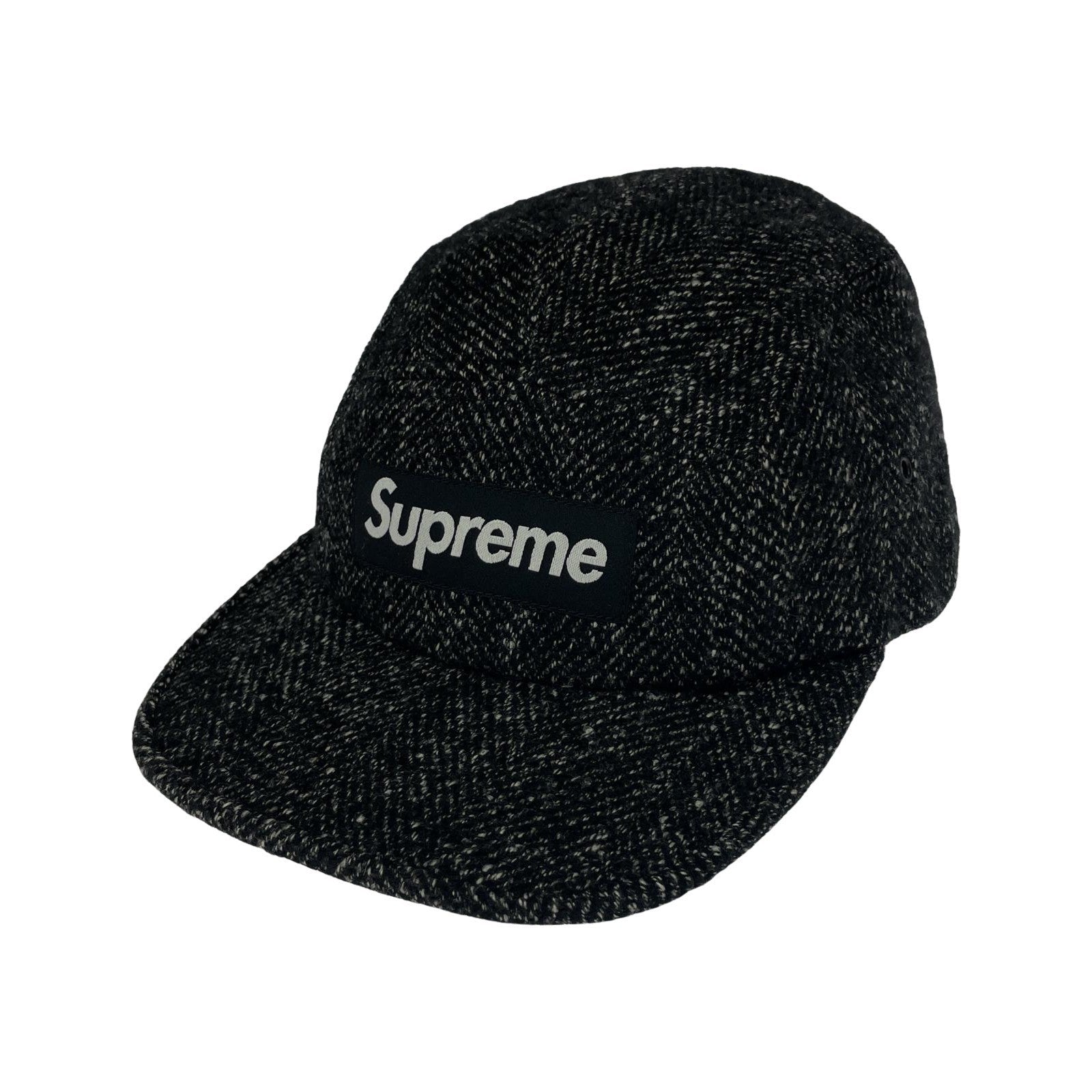 キャップ 18AW Loro Piana Wool Camp Cap ブラック