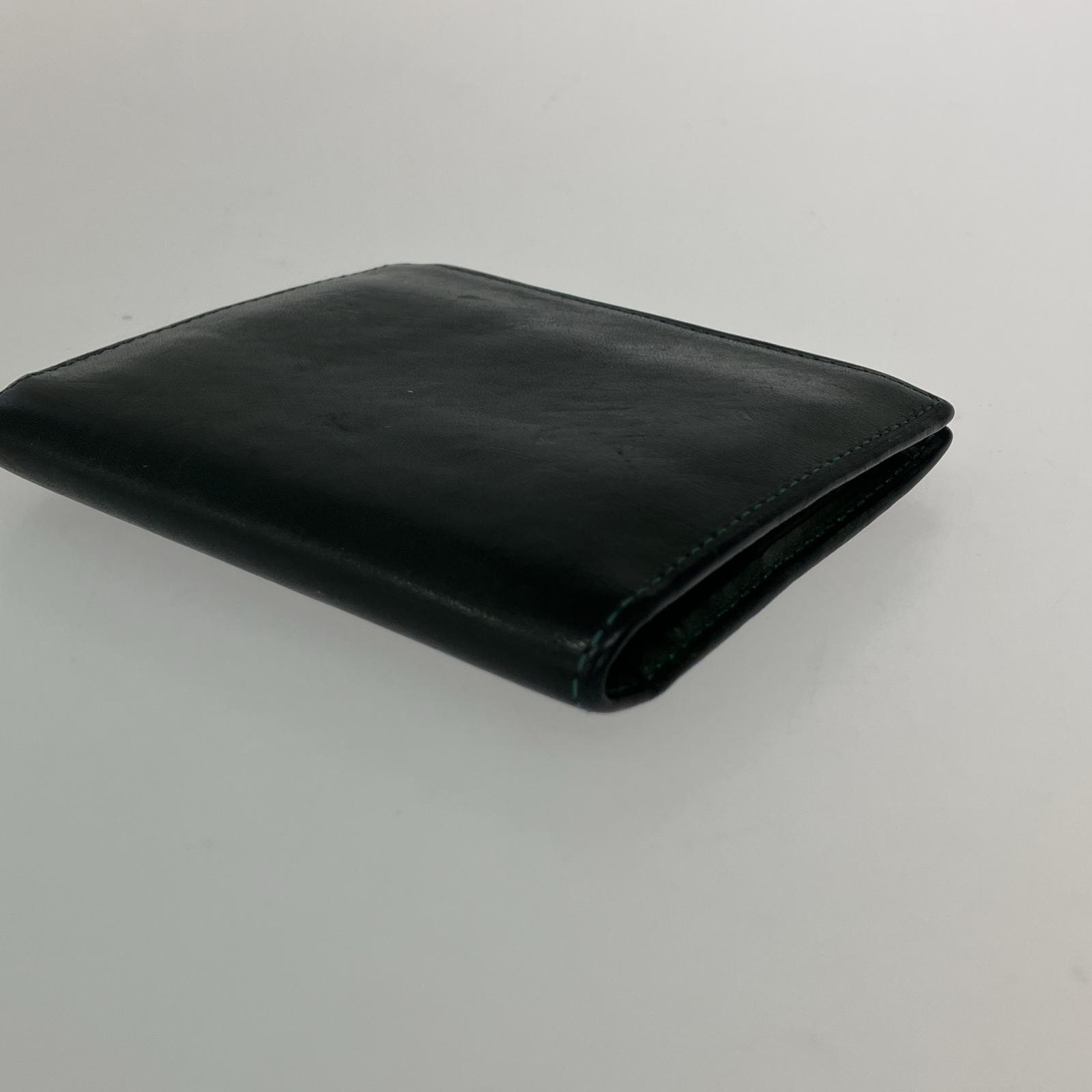 コンパクトウォレット made in kobe 二つ折レザーウォレット グリーン