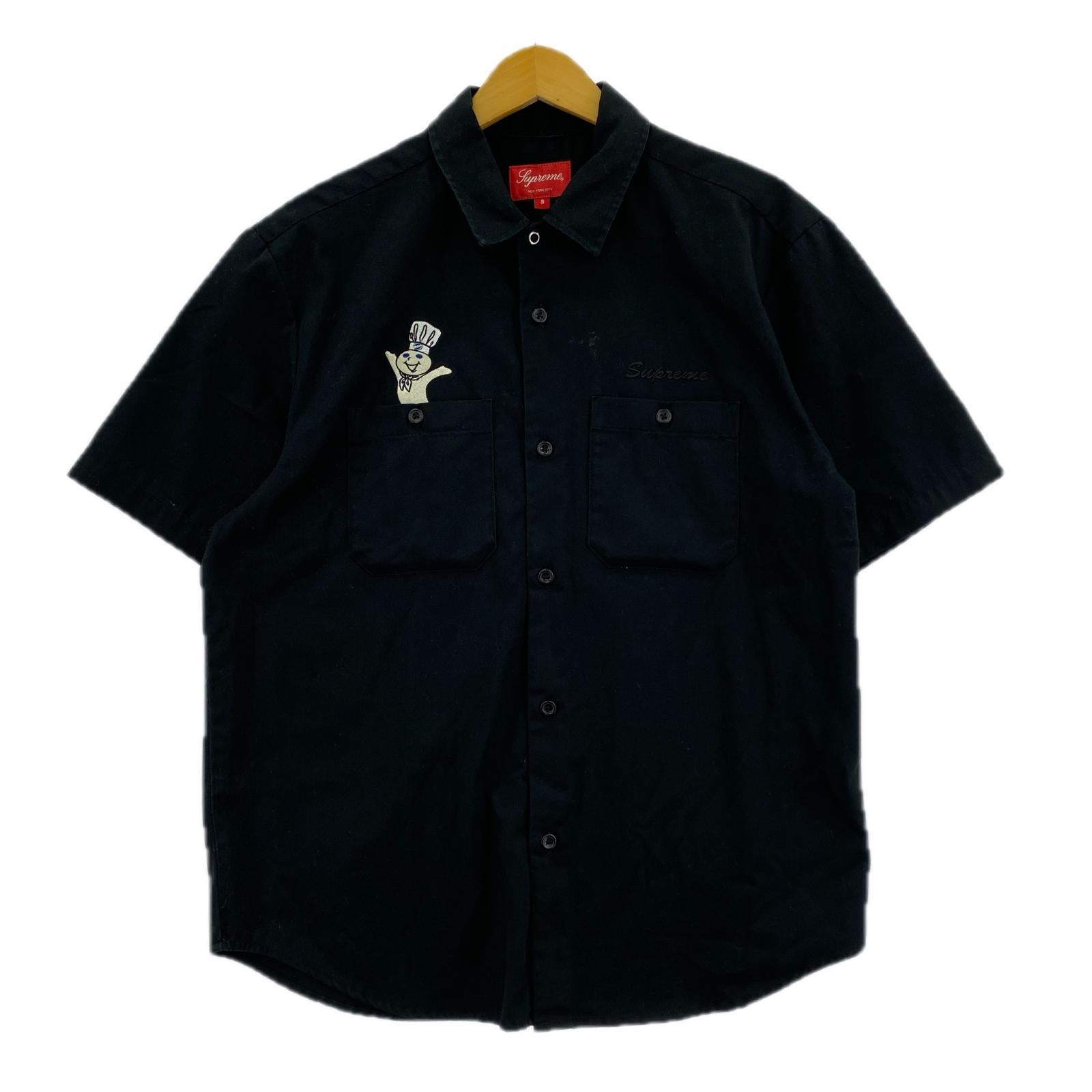 半袖シャツ Doughboy S/S Work Shirt 黒 (S) S ブラック