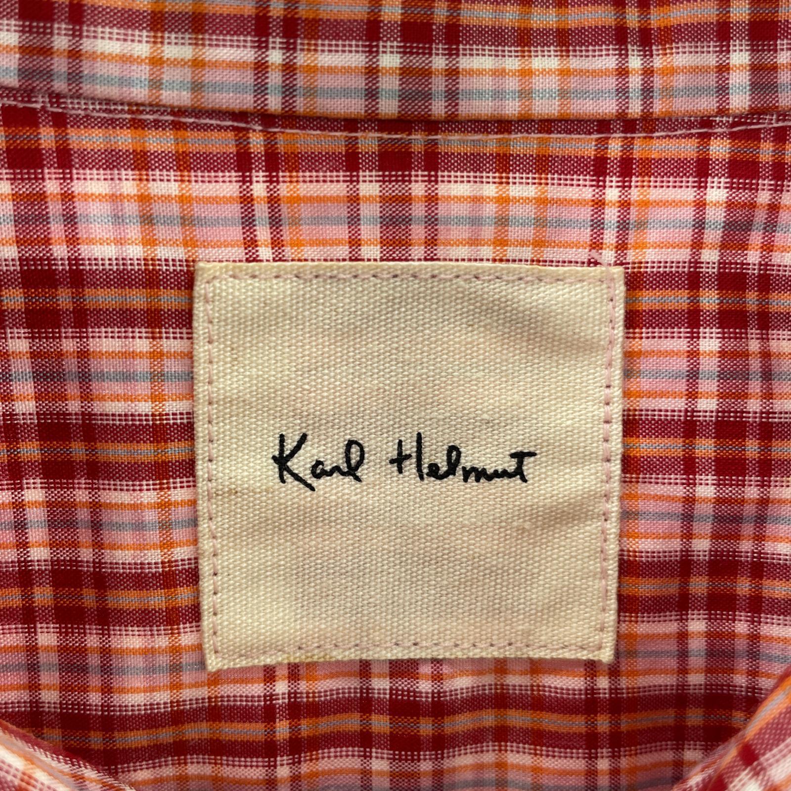 長袖シャツ KARL HELMUT/M/レッド/チェック レッド