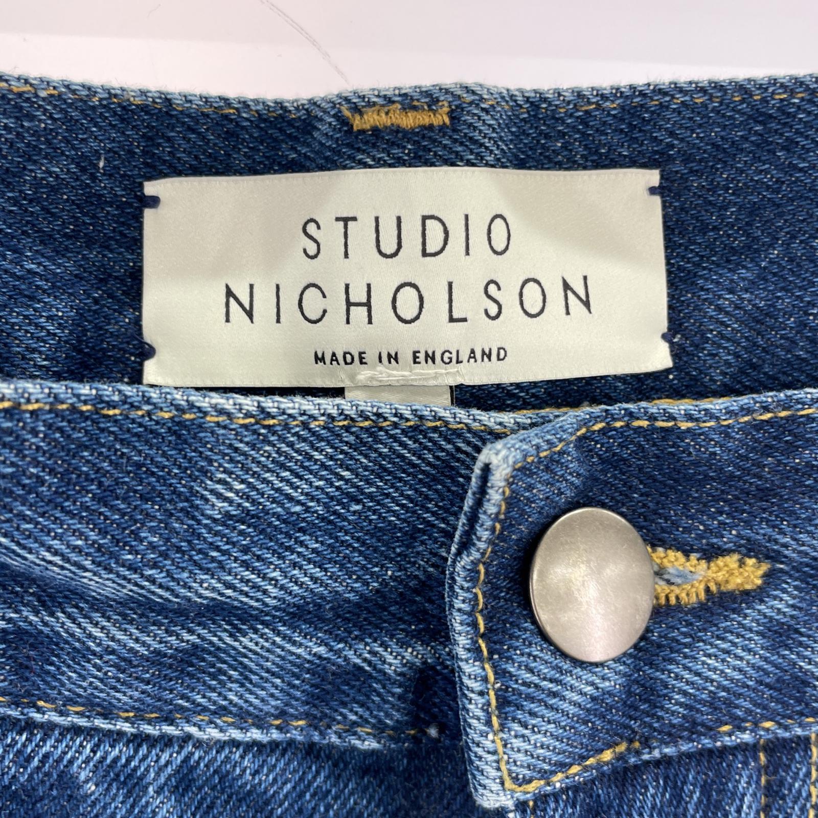 デニムパンツ PAOLO SNM-DENIM VOLUME PANT (S) S ブルー