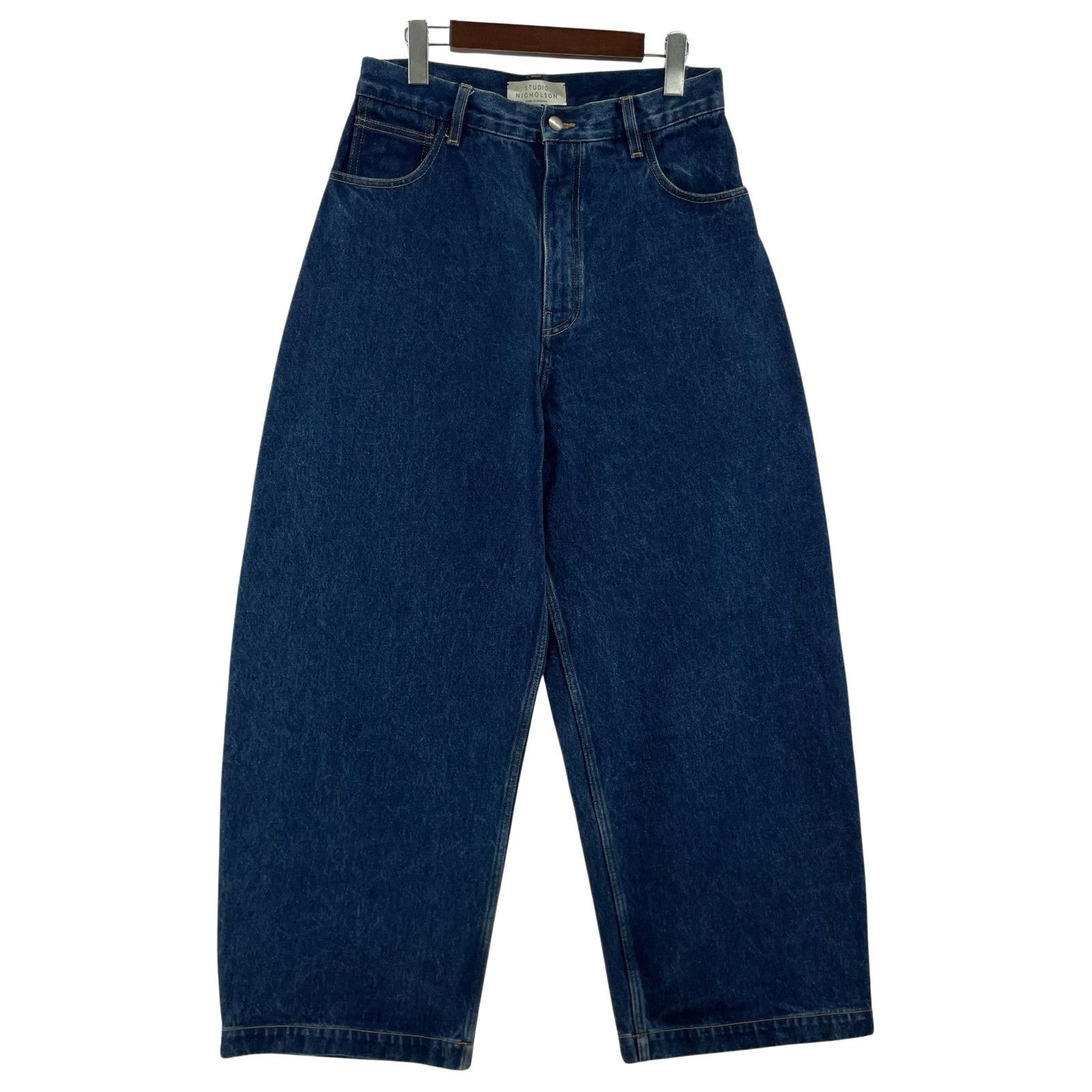 デニムパンツ PAOLO SNM-DENIM VOLUME PANT (S) S ブルー
