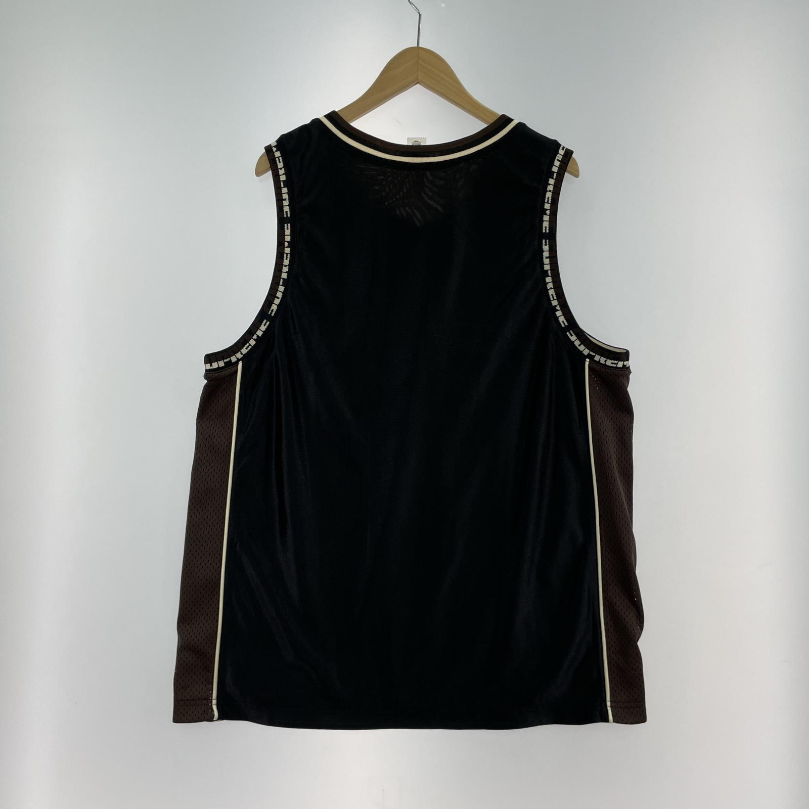 タンクトップ reversible basketball jersey ブラック/ブラウン L
