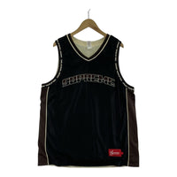 タンクトップ reversible basketball jersey ブラック/ブラウン L