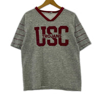 半袖Tシャツ ARTEX 70s USC TROJANS S/Sカットソー グレー (S) S グレー
