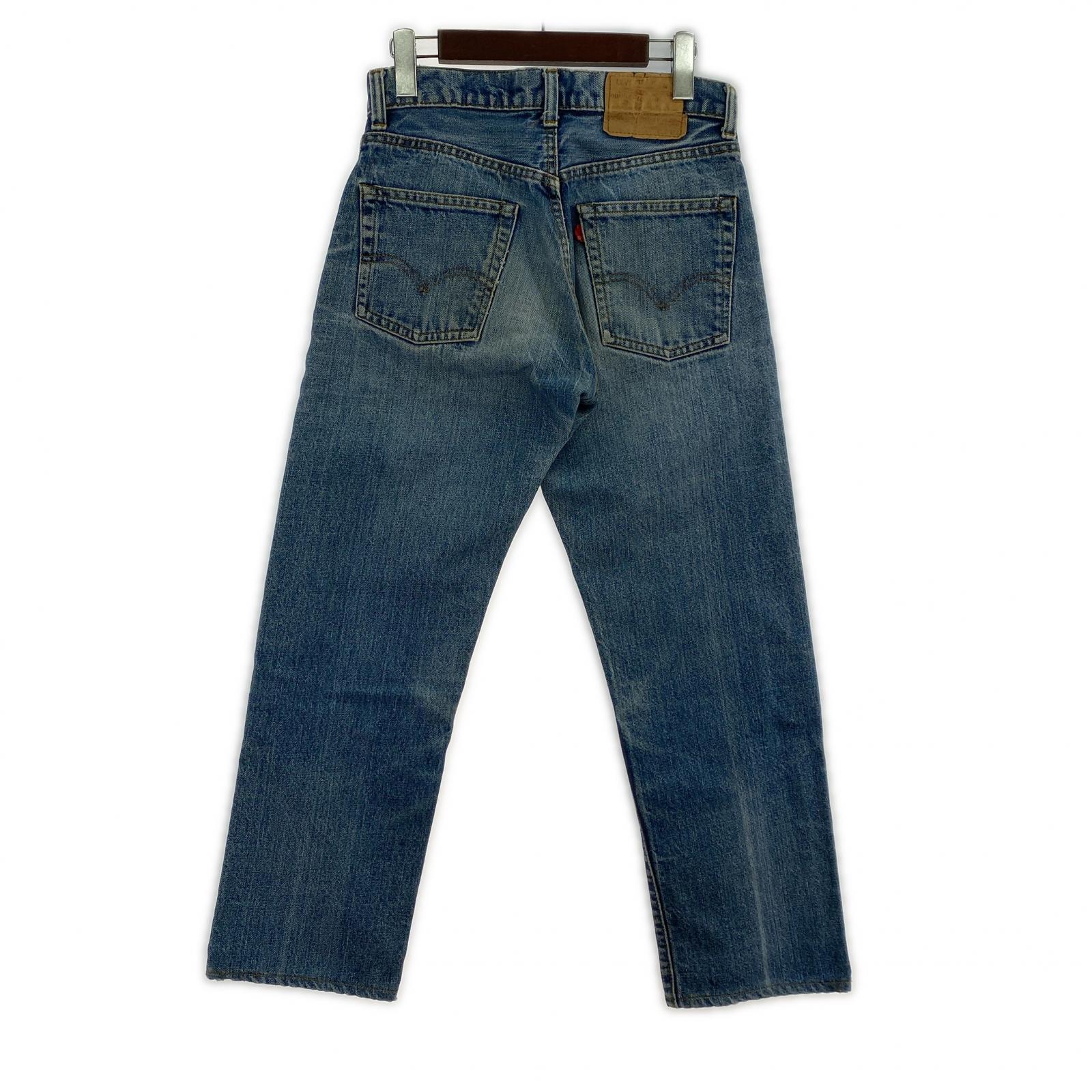 デニムパンツ 70s 505-0217 66後期 W28 28 ブルー