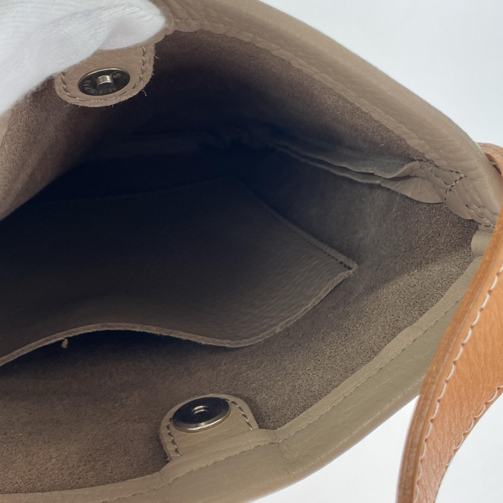 ショルダーバッグ one side belt bag small BEG ベージュ