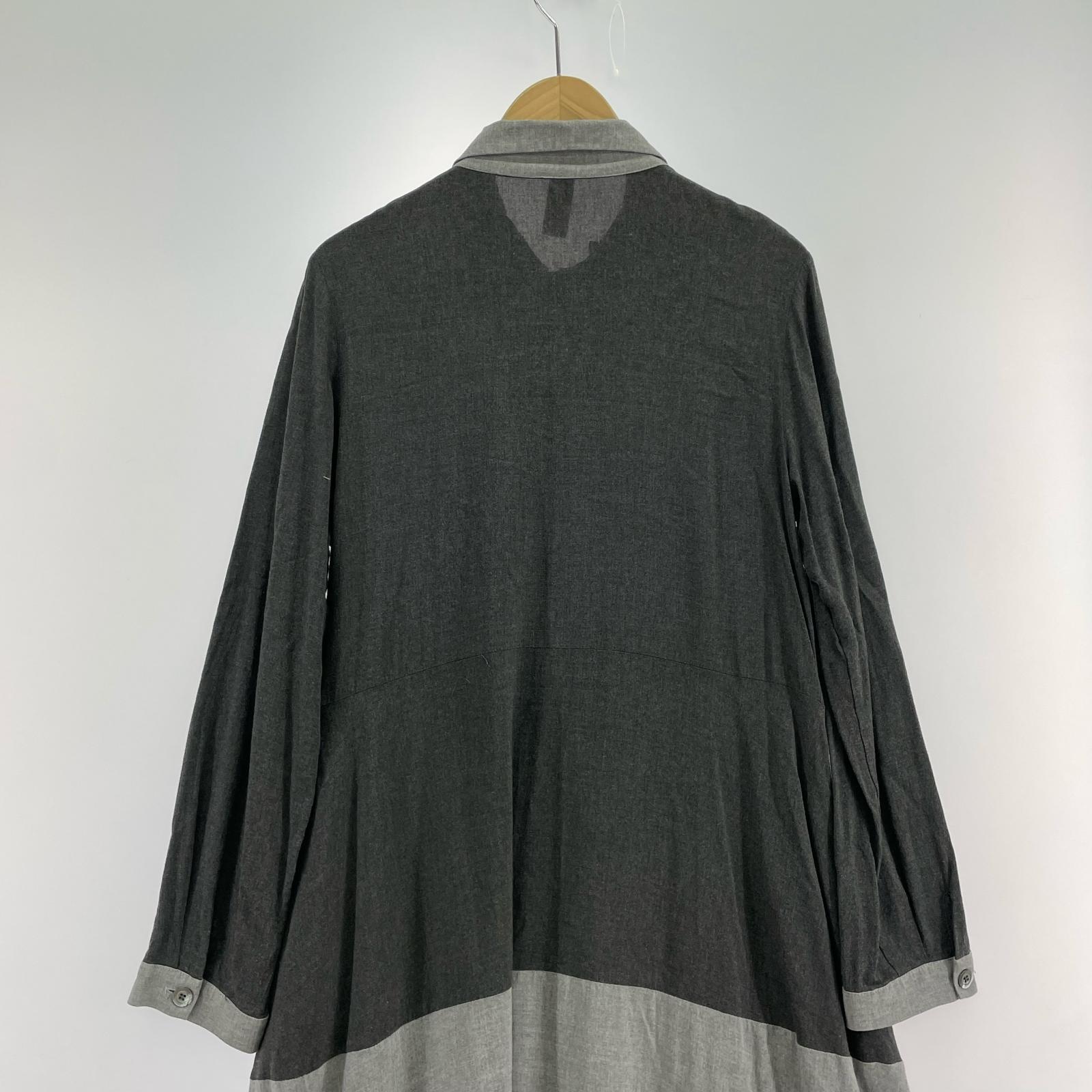 ワンピース IL VENTO&SETA シャツワンピース L グレー