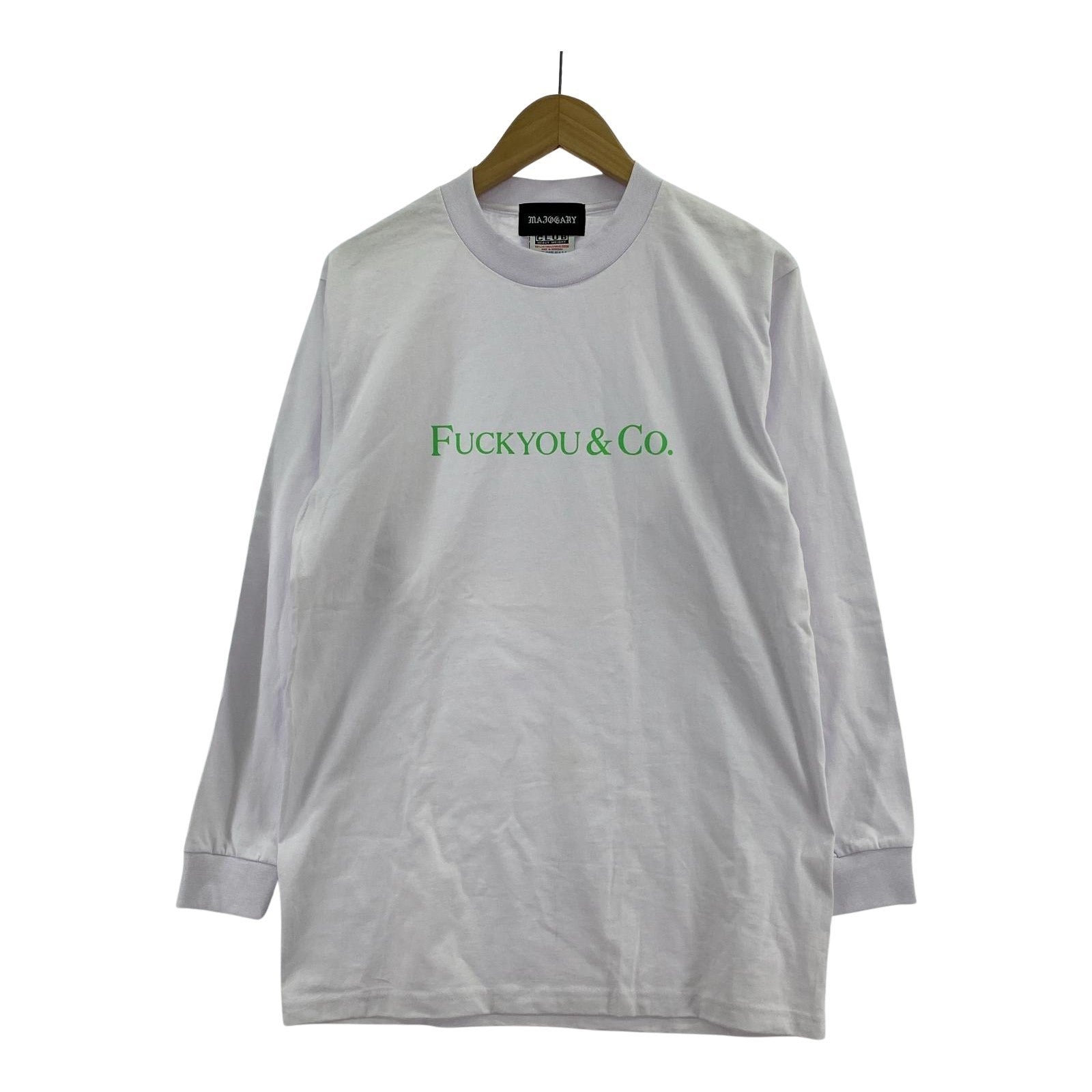 長袖Tシャツ MAJOGARY PROCLUB プリントT M ホワイト