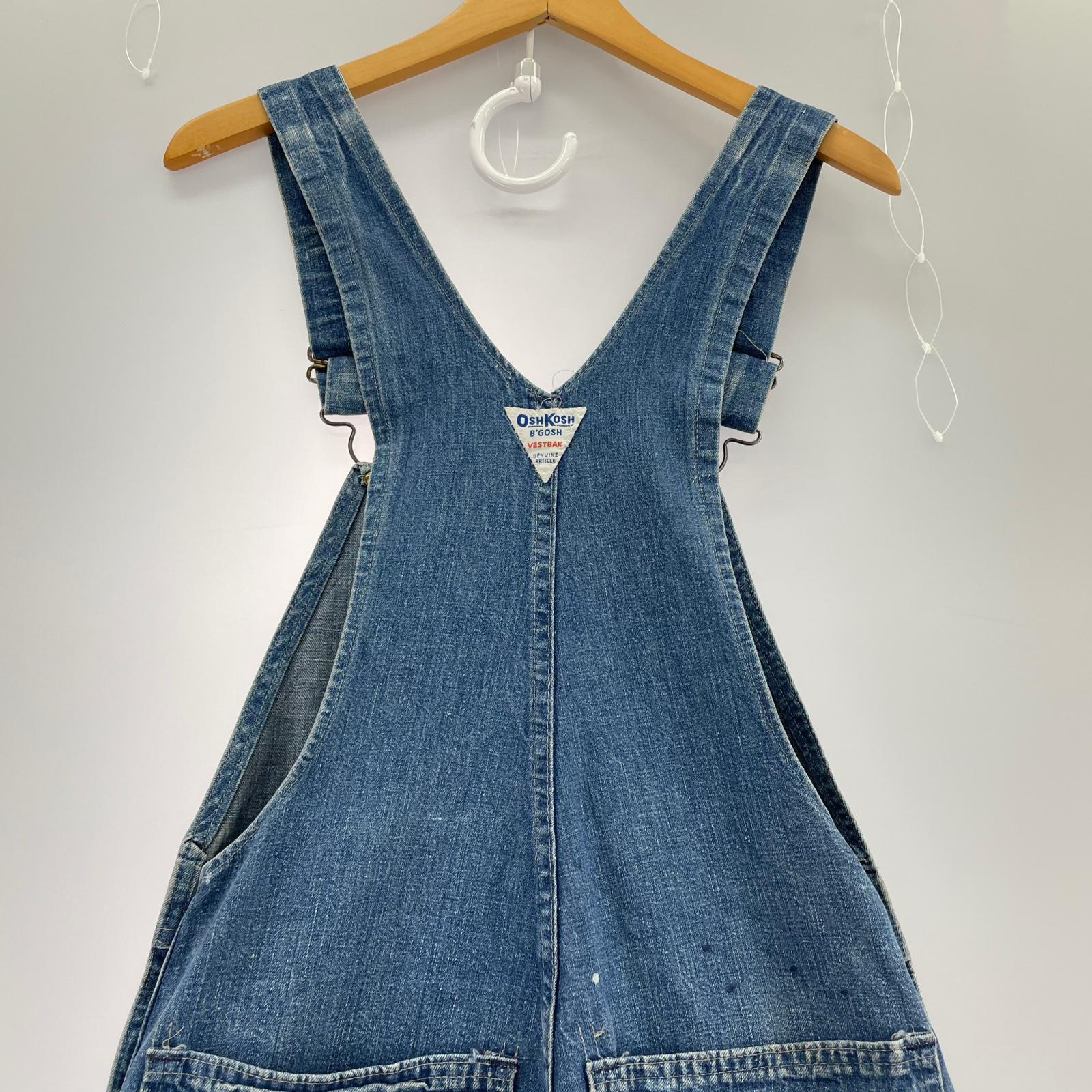 オーバーオール OSHKOSH TALON ZIP オーバーオール OLD ブルー