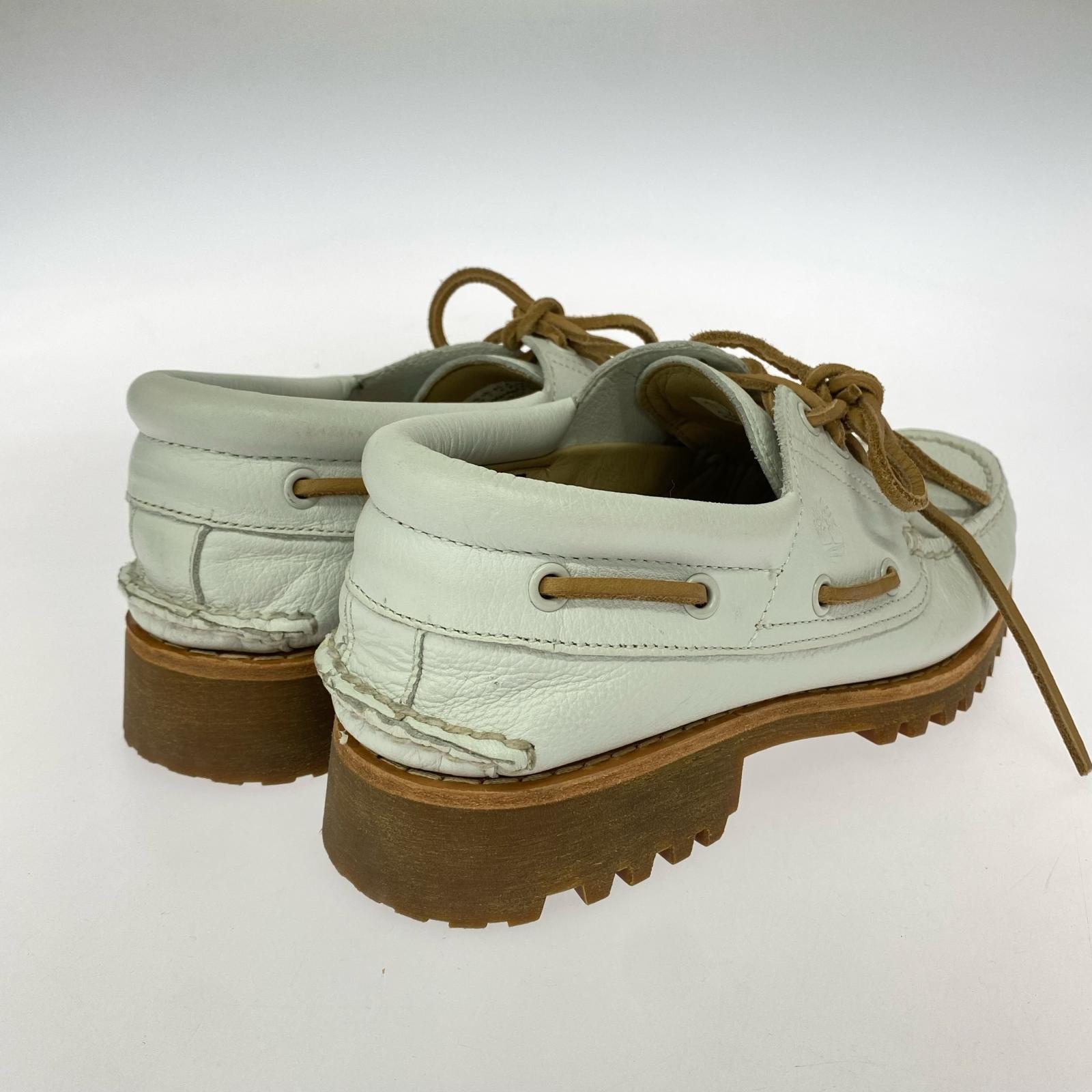 シューズ Authentic Handsewn Boat Shoes/25.5cm 25.5cm (US7 1/2 UK7 EU41) ホワイト
