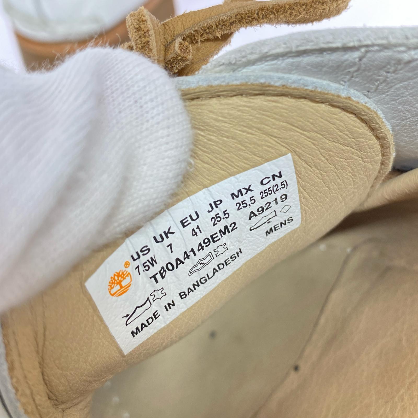 シューズ Authentic Handsewn Boat Shoes/25.5cm 25.5cm (US7 1/2 UK7 EU41) ホワイト