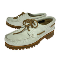 シューズ Authentic Handsewn Boat Shoes/25.5cm 25.5cm (US7 1/2 UK7 EU41) ホワイト