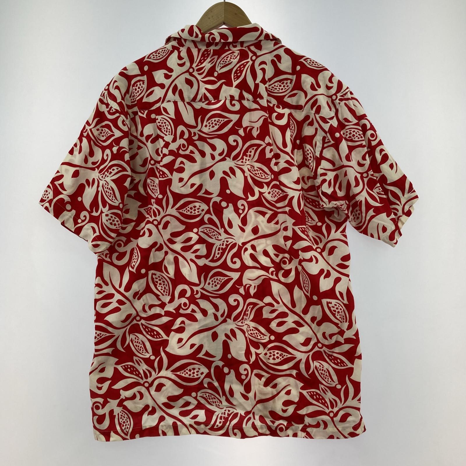 半袖シャツ pataloha アロハシャツ RED M