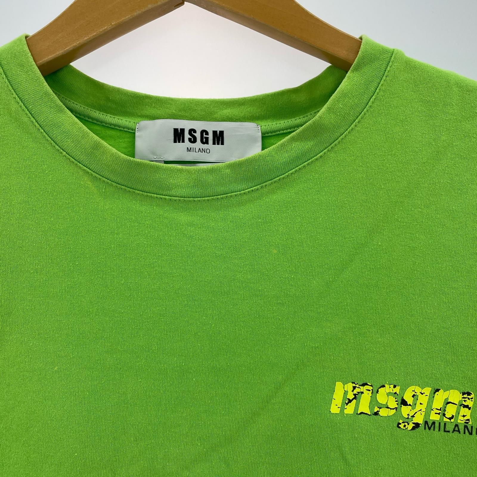 半袖Tシャツ 黄緑 (S) S