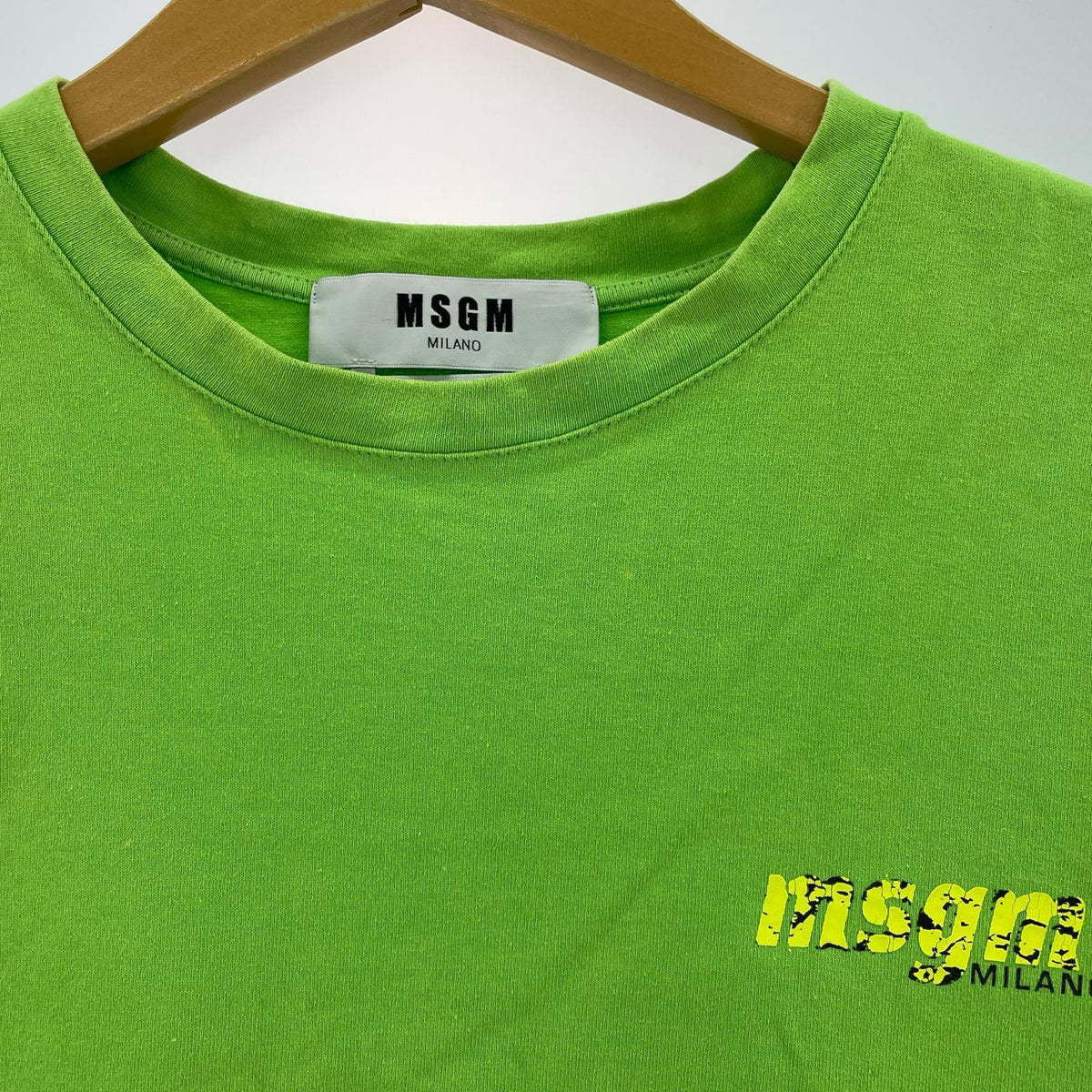 半袖Tシャツ 黄緑 (S) S