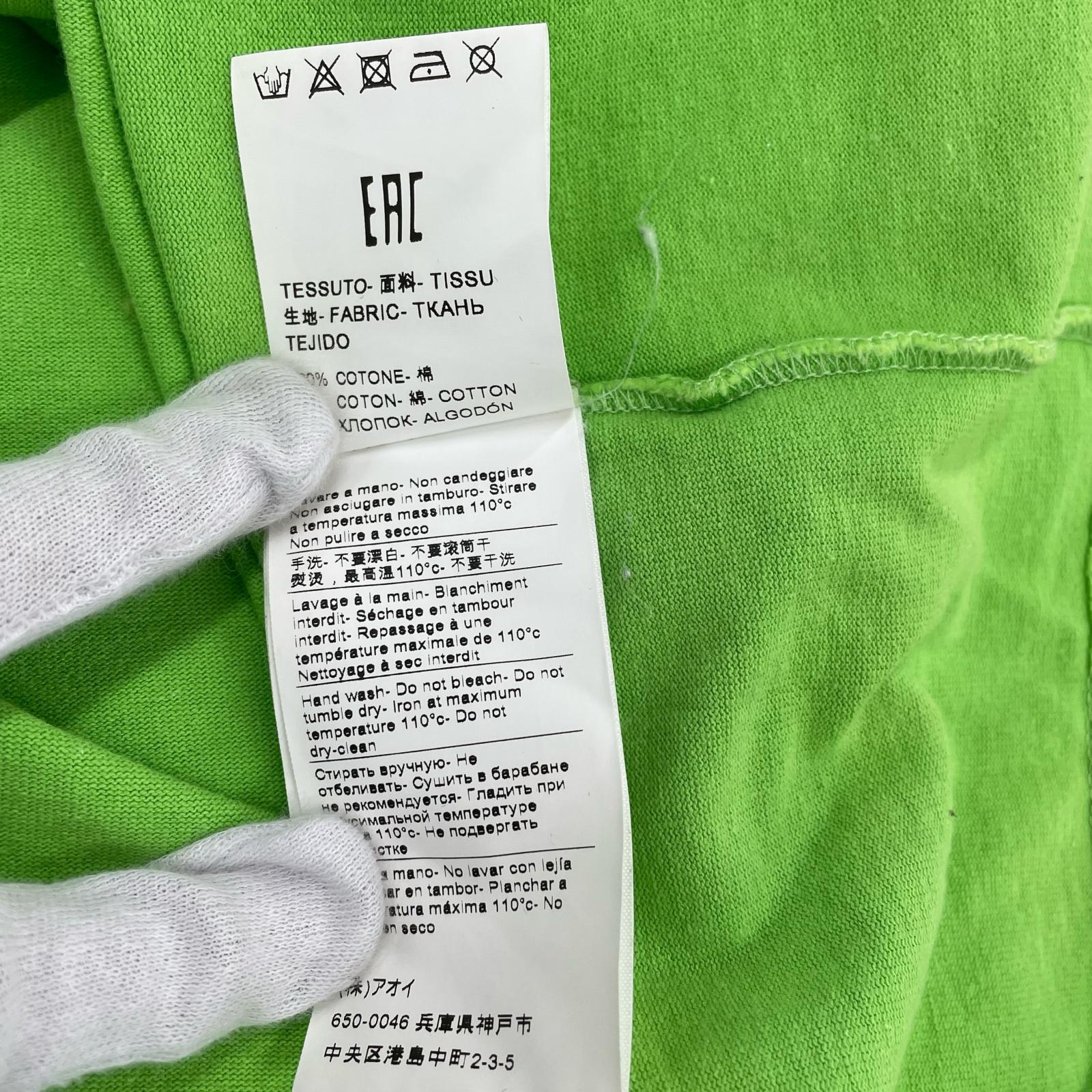半袖Tシャツ 黄緑 (S) S