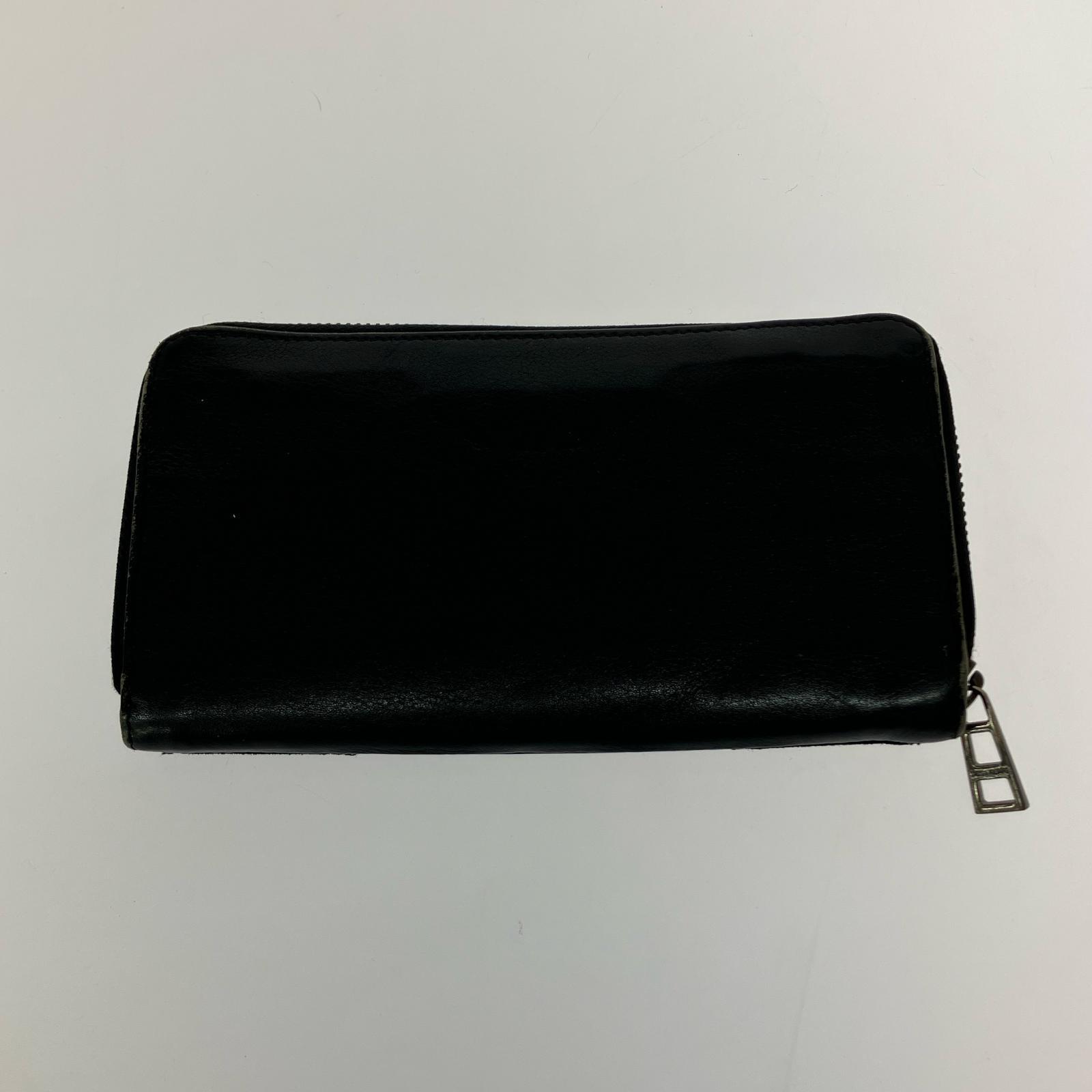 長財布 レザーロングウォレット ブラック