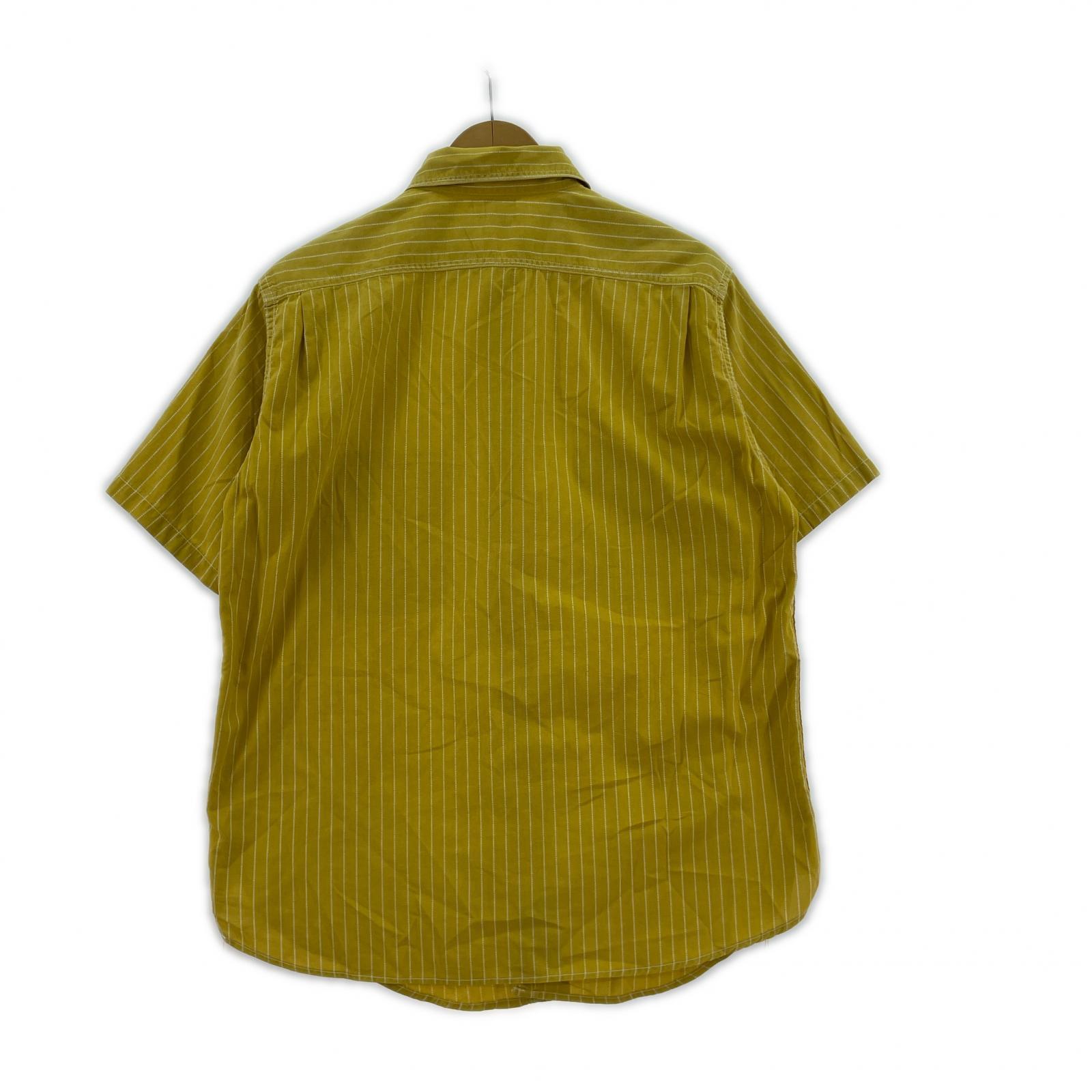 半袖シャツ kesey ワークシャツ イエロー