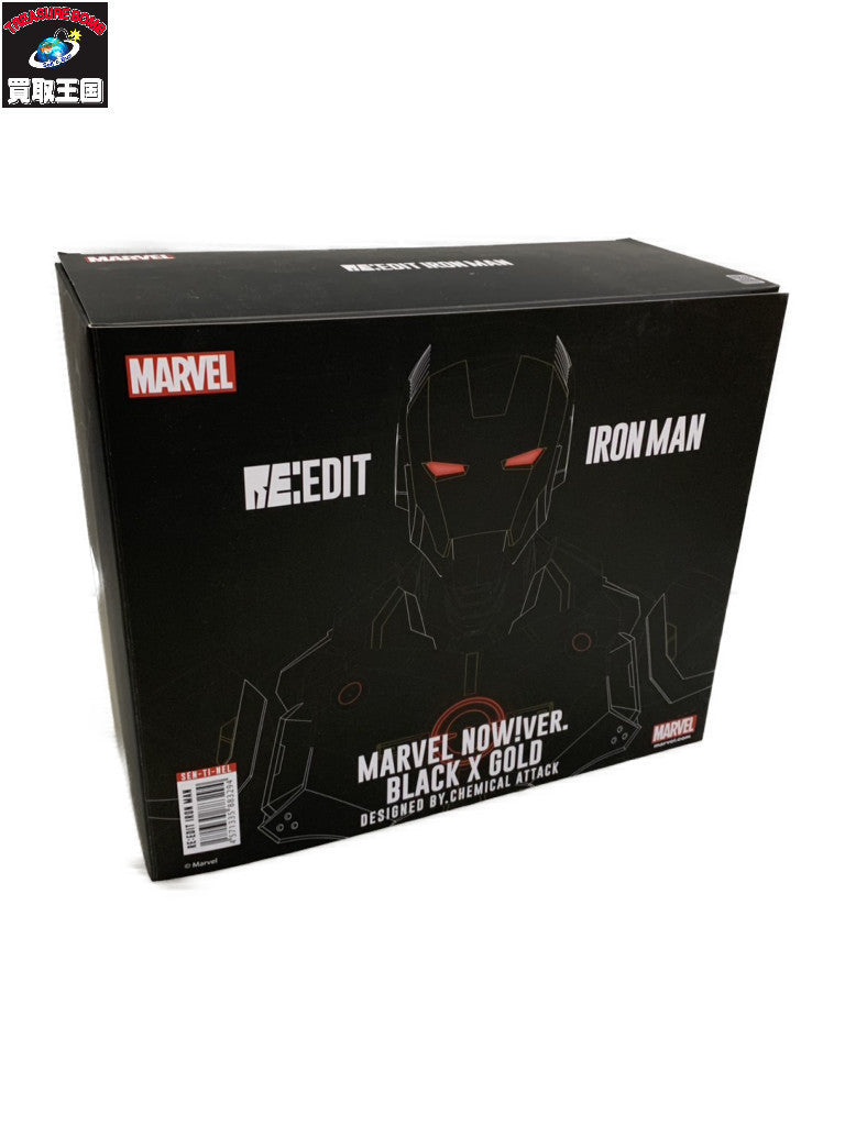 千値練 RE:EDIT IRON MAN #06 MARVEL NOW! ver. BLACK X GOLD フィギュア/グッズ