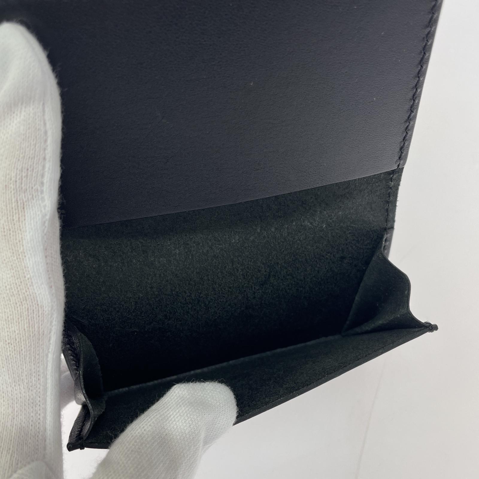 コンパクトウォレット folded card case ブラック