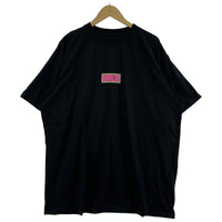 半袖Tシャツ MM6 フロントカレンダー刺繍 S/Sカットソー 黒 (L) L ブラック