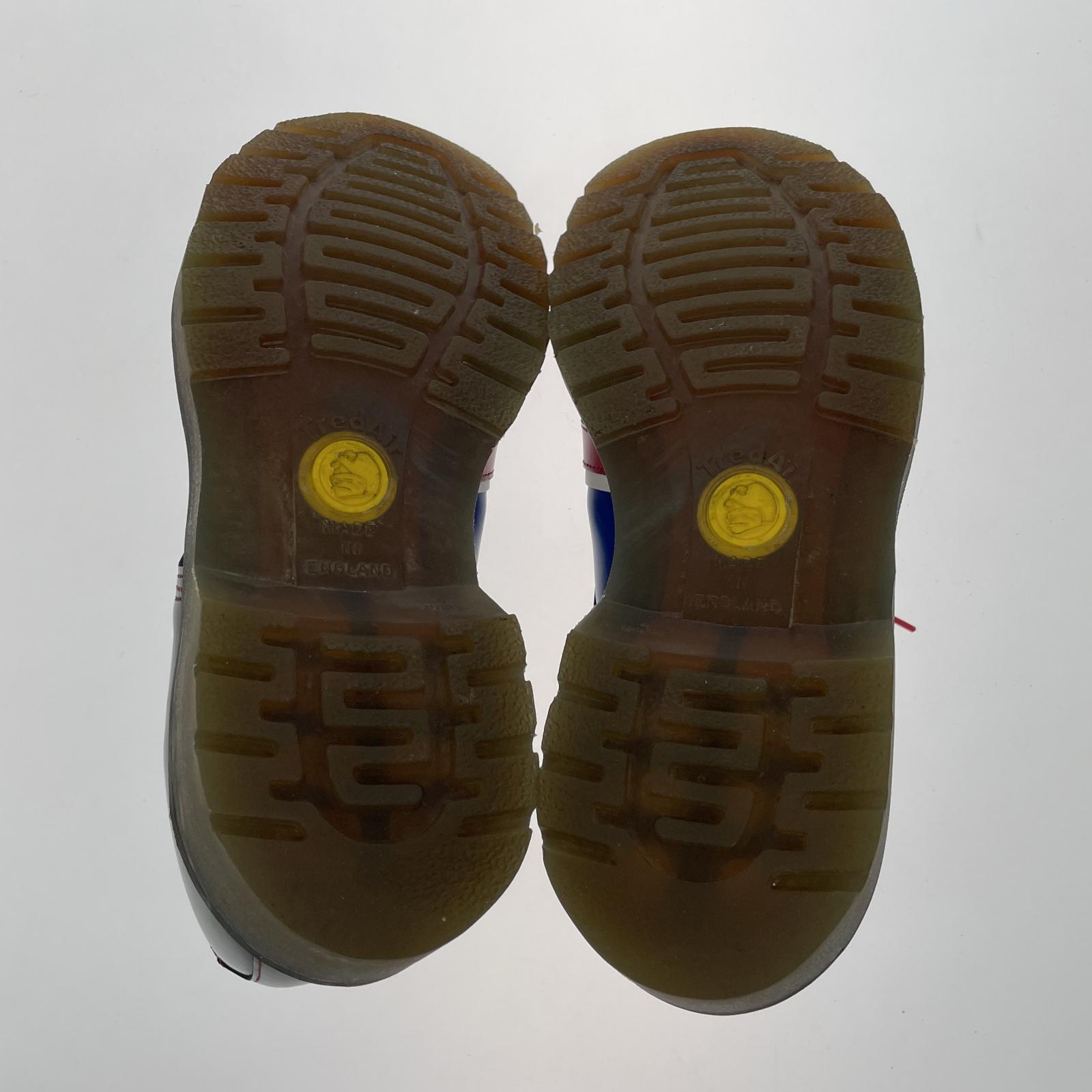 シューズ Tred Air イングランド製 celebrity SHOES UK6 ユニオンジャック× ブラック マルチカラー