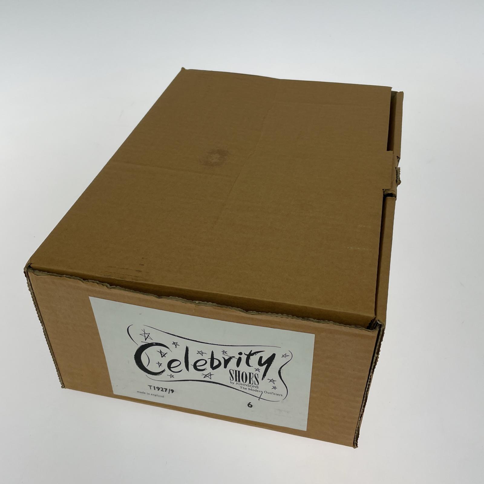 シューズ Tred Air イングランド製 celebrity SHOES UK6 ユニオンジャック× ブラック マルチカラー