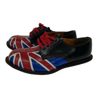シューズ Tred Air イングランド製 celebrity SHOES UK6 ユニオンジャック× ブラック マルチカラー